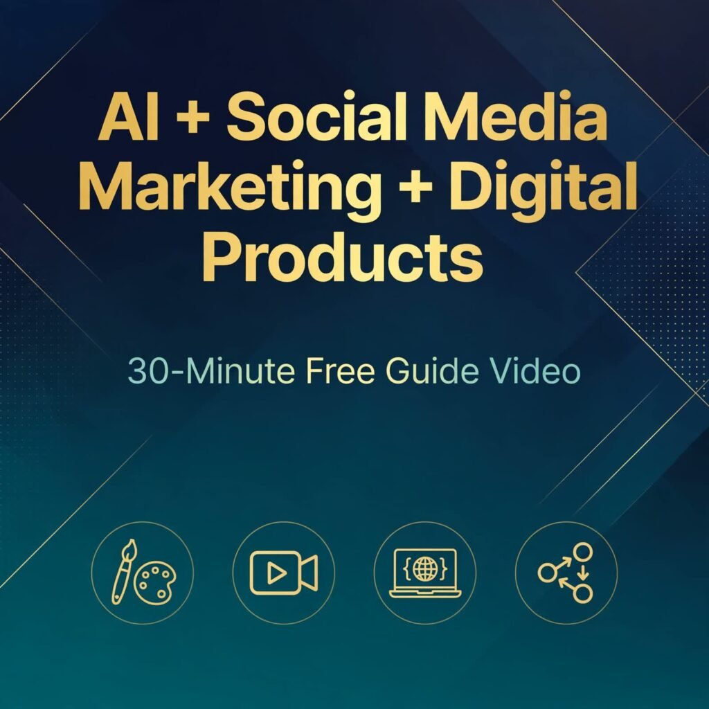 AI + Social Media Marketing + Digital Products — 30-Minute Free Guide for Pakistan